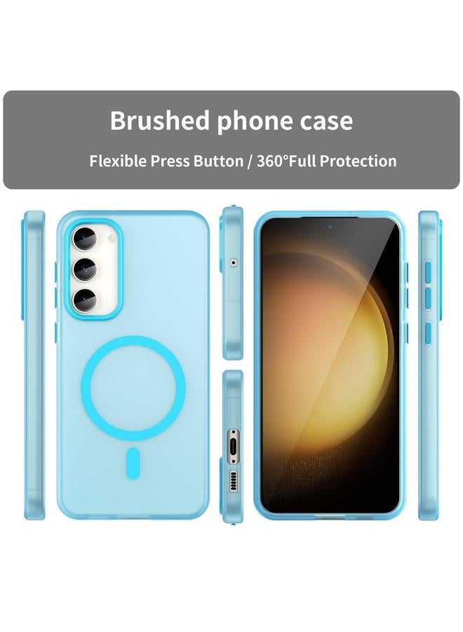 اس-توب جراب لهاتف Samsung Galaxy S23+ 5G MagSafe Frosted شفاف TPU + PC جراب هاتف بتغطية كاملة - Image 2