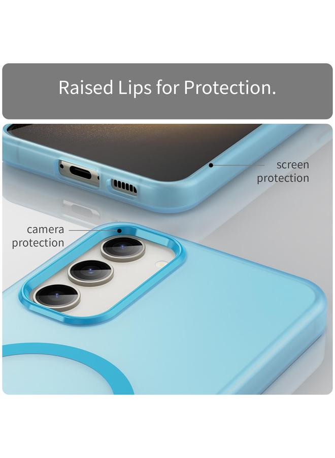 اس-توب جراب لهاتف Samsung Galaxy S23+ 5G MagSafe Frosted شفاف TPU + PC جراب هاتف بتغطية كاملة - Image 5