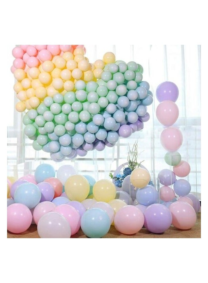 بالونات ملونة باستيل من بارتي بروبز لحفل استقبال المولود الجديد، وأعياد الميلاد، وتزيين الحفلات (عبوة من 200 بالونة)