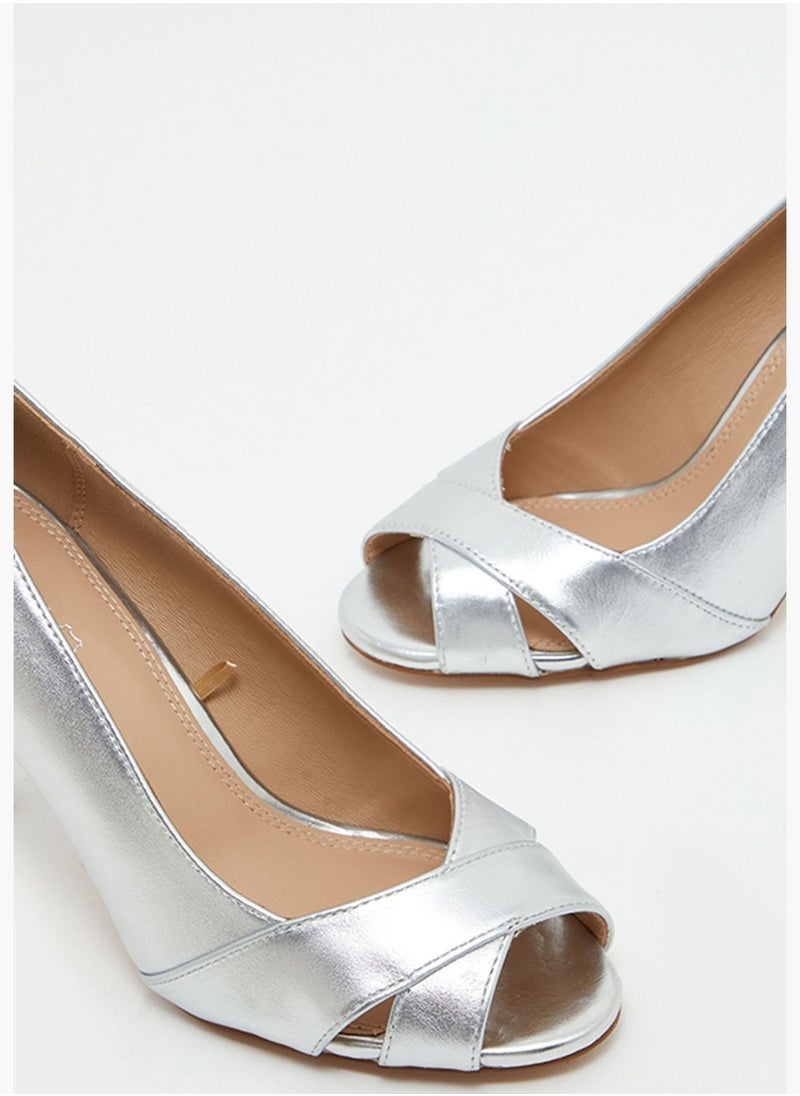 CCC Peep toe heel pump  - Image 5
