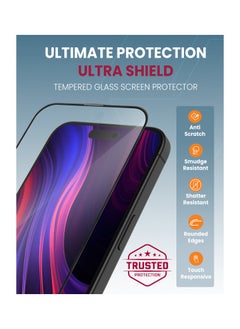 Moxedo Moxedo Ultra Shield Tempered Glass Screen Protector HD Clear 9H Hardness Full Coverage with Auto-Align Easy Applicator for iPhone 16 Plus 6.7 inch  - Image 3