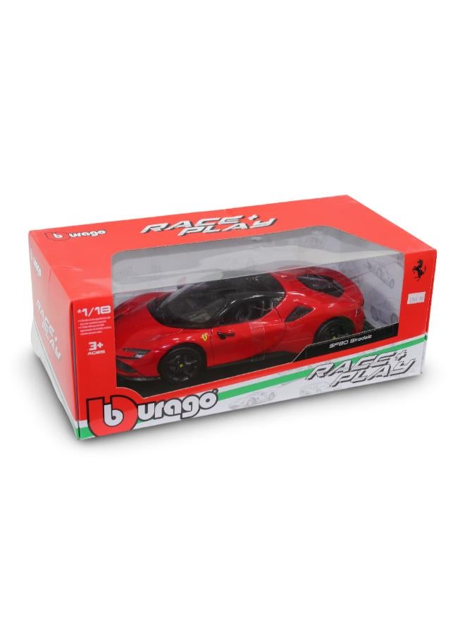 بوراجو بي بوراجو 1:18 مقياس فيراري آر آند بي SF90 سترادال - Image 2