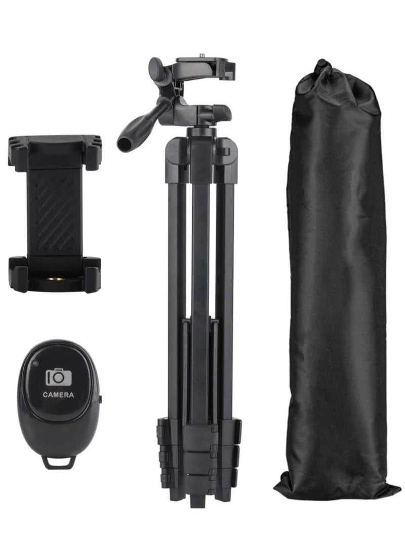 Generic Eocean Flexible Tripod – 136cm Extendable Phone Tripod Stand with Carry Bag, Wireless Remote, Universal Tripod for Video, Selfie, iPhone, Travel Camera  - Image 4