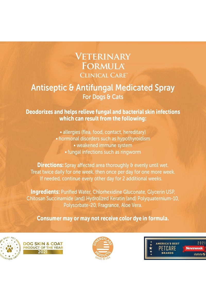 SynergyLabs - Veterinary Formula Clinical Care Antiseptic & Antifungal Spray For Dogs & Cats 236ml - Image 1