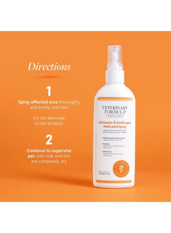 SynergyLabs Synergy Labs Veterinary Formula Clinical Care Antiseptic & Antifungal Spray For Dogs & Cats 236ml[Volume - 236ml] - Image 5