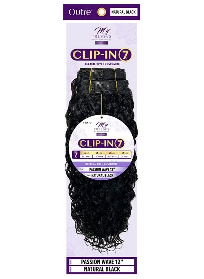 Outre - Clip Ins Mytresses Purple Label 7Pc Unprocessed Human Hair Passion Wave 12? (Na) - Image 1
