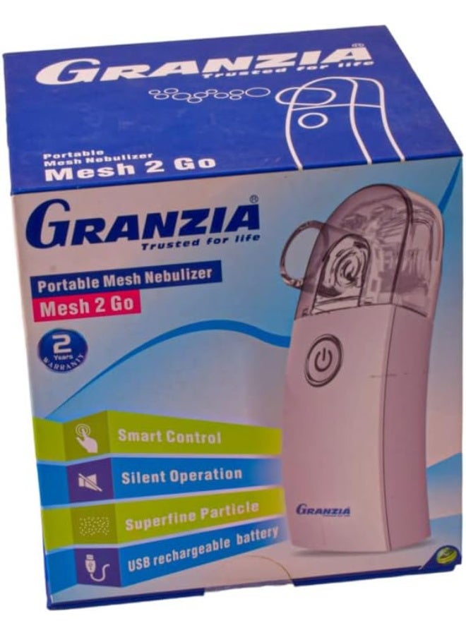 Granzia Mesh 2GO Portable Nebulizer – Rechargeable Ultrasonic Mesh Technology – High Precision Handheld Inhaler for Kids & Adults - Image 4