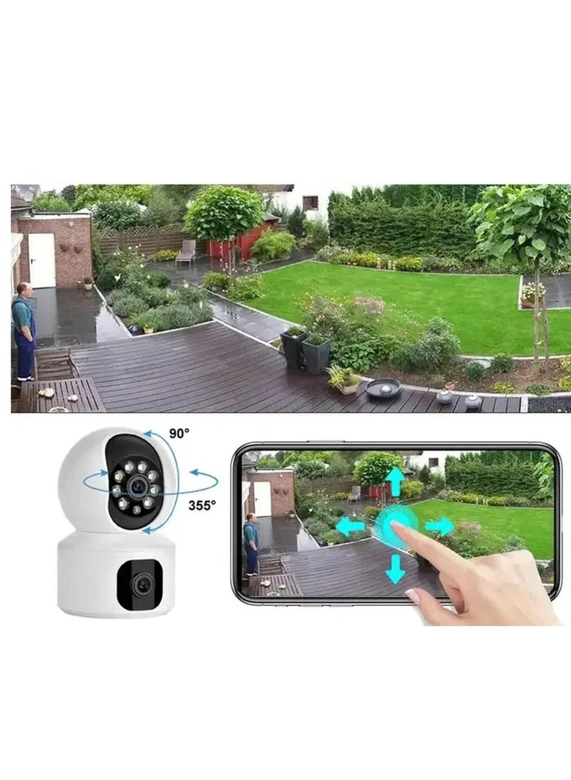 nip Smart Camera 4MP Dual Lens  Surveillance Camera WiFi Security Camera 2 Way Talk Motion Detection Color Night Vision - Image 5