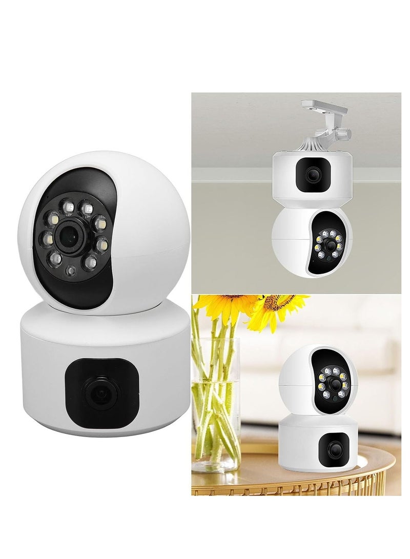 nip Smart Camera 4MP Dual Lens  Surveillance Camera WiFi Security Camera 2 Way Talk Motion Detection Color Night Vision - Image 3