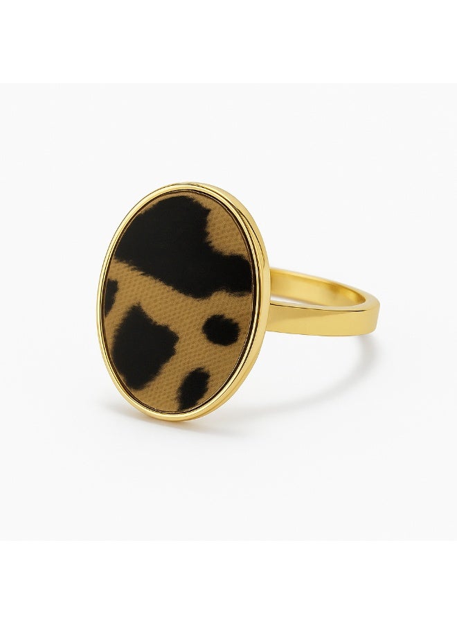 خاتم انثوي بتصميم تايجر يمنح اليد لمسة عصرية جذّابة  كود 0109 - Image 1