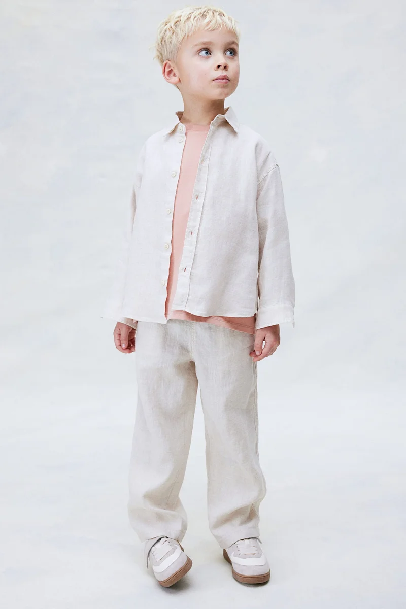 اتش اند ام Linen shirt