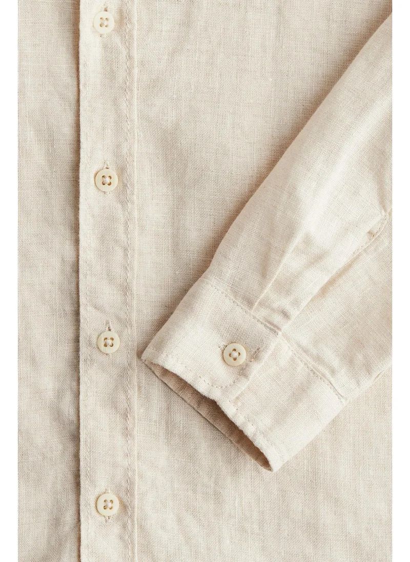 اتش اند ام Linen shirt