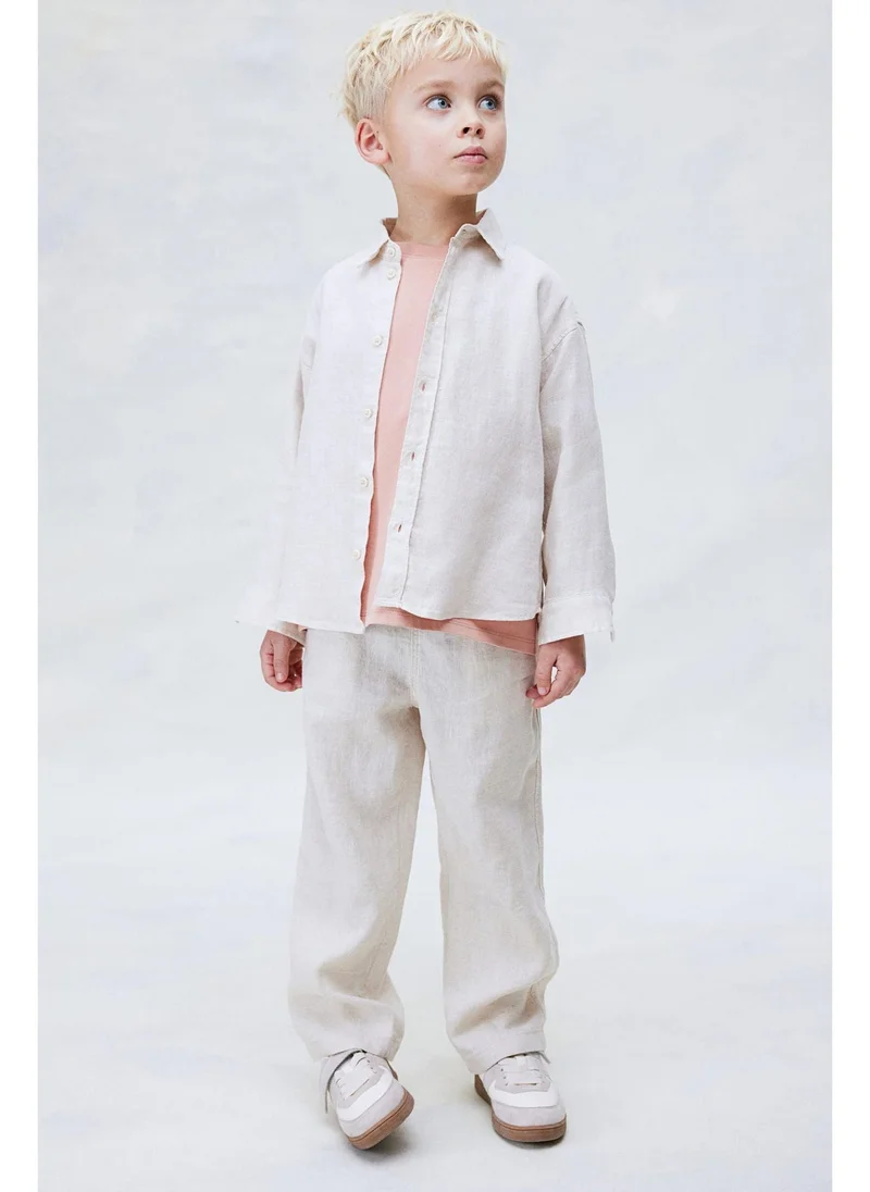 اتش اند ام Linen shirt