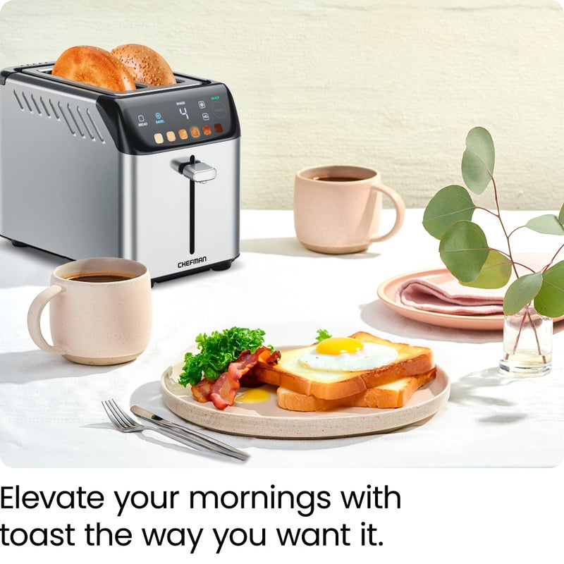 Chefman Stainless Steel Toaster, 2 Slice - Image 2