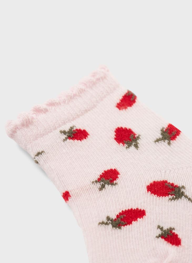NAME IT - Kids Graphic Print Socks - Image 1