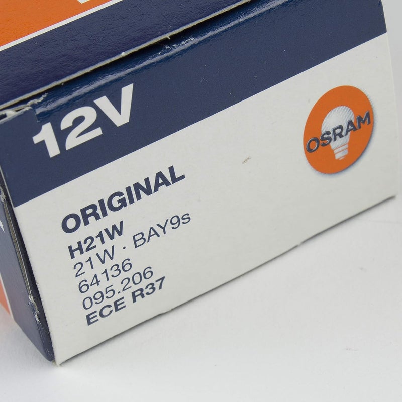 OSRAM 64136 H21W 12V BAY9s (3rd Brake Light Bulb) - Image 3