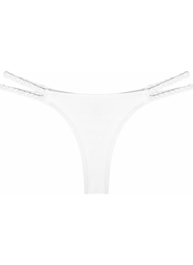 Ayyıldız 63050 White String Bikini Bottom