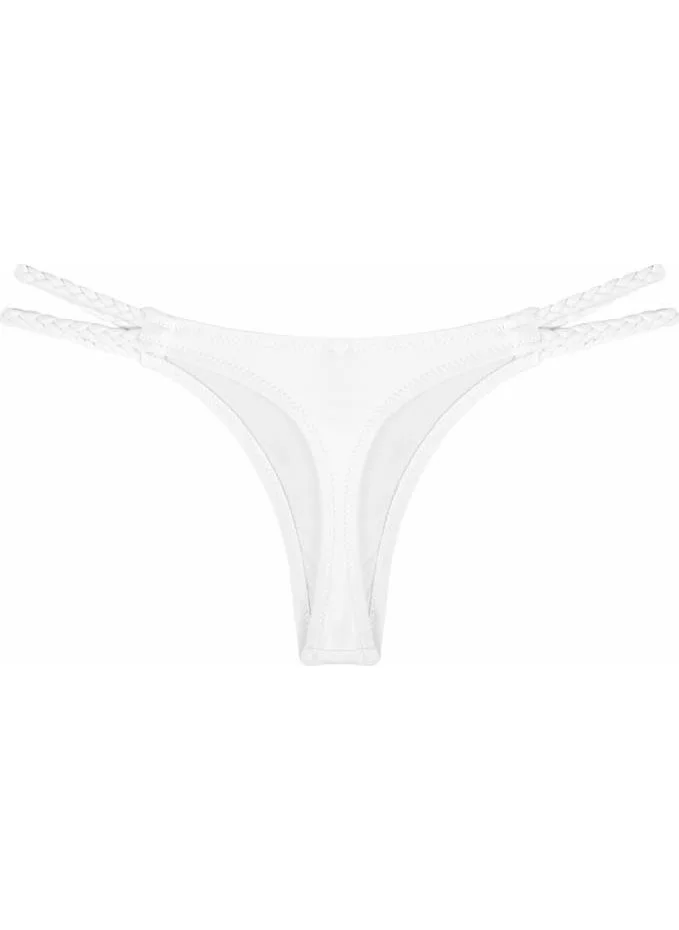 Ayyıldız 63050 White String Bikini Bottom