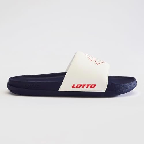 Lotto Men Enduro Plus White Slides - Image 2