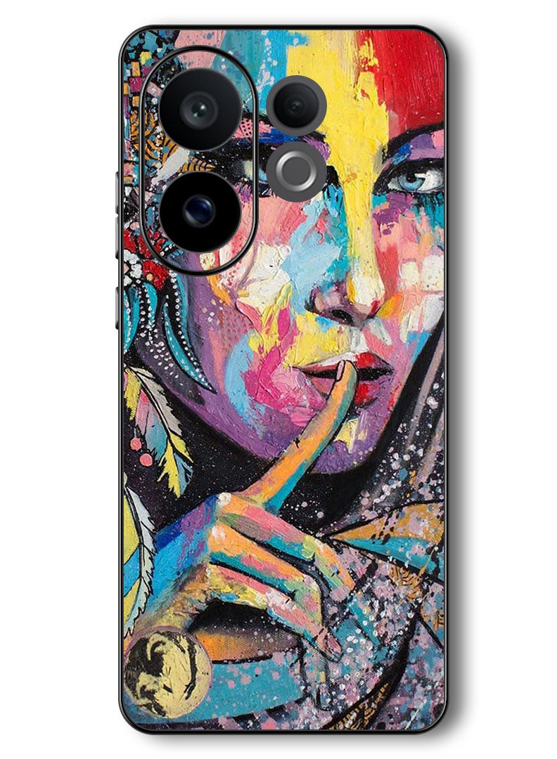 Theodor Case Compatible with Vivo V60 6.77 Inch Protection Shockproof Bumper Cover Face - Image 1