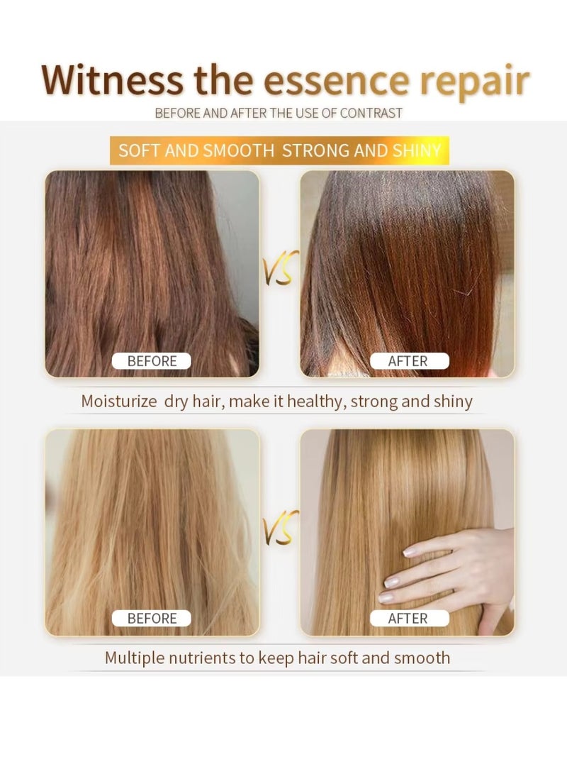 KERATIN قناع شعر الكيراتين للعناية بالشعر 1000 مل - يصلح بسرعة ويغذي الشعر التالف والخشن - مرطب طبيعي - مرطب - مملس - لامع - مقوي - قناع شعر الكيراتين بجوز البرازيل - Image 4