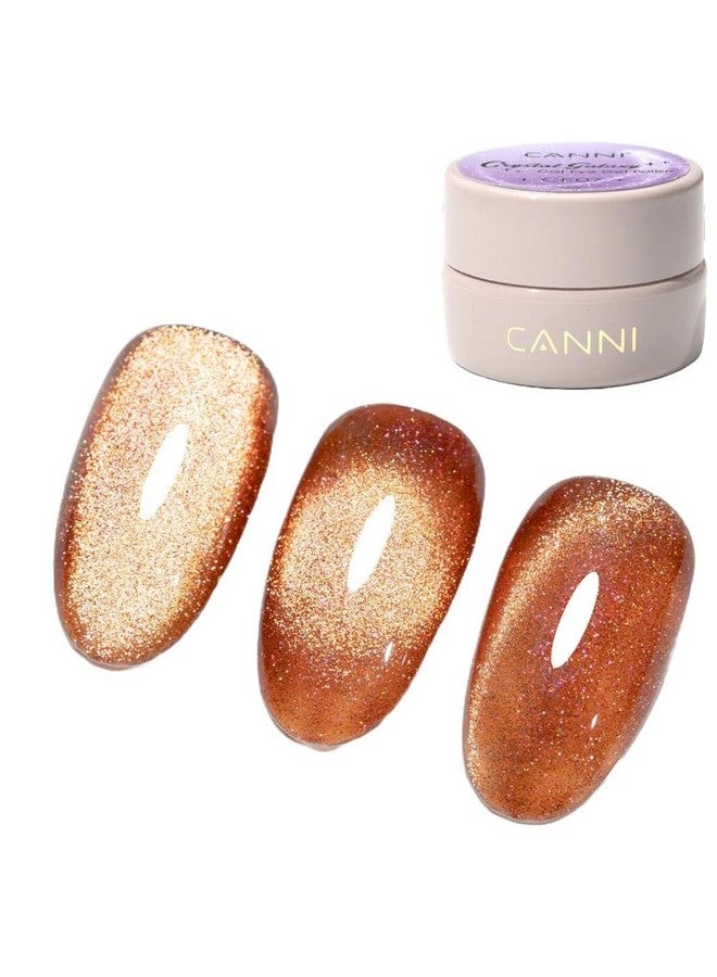 Canni جل طلاء الأظافر كريستال غالاكسي كات آي 5 مل من كاني - جل بوليش قابل للإزالة بتقنية LED - طلاء أظافر فني للمبتدئين - صالون مانيكير - افعلها بنفسك في المنزل CE11 - Image 1