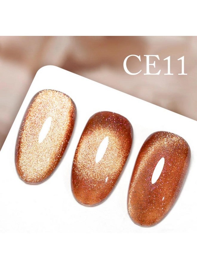 Canni جل طلاء الأظافر كريستال غالاكسي كات آي 5 مل من كاني - جل بوليش قابل للإزالة بتقنية LED - طلاء أظافر فني للمبتدئين - صالون مانيكير - افعلها بنفسك في المنزل CE11 - Image 2