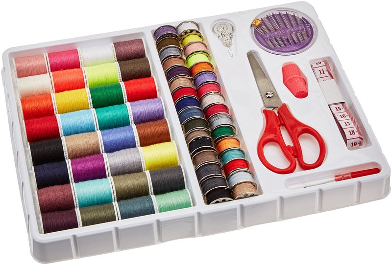 Michley Sewing Kits with100 Pieces 32 Bobbins in 10inches by 80inches by 98inches MultiColor
