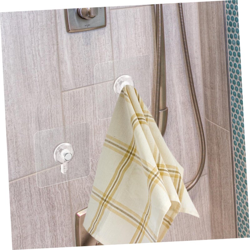 20 Pcs Heavy Duty Self Adhesive Bathroom Wall Hooks Drill Free Mounting - Image 4