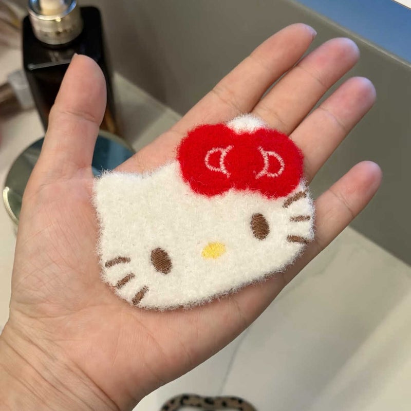 Plush Hello Kitty Hair Headband - Image 3