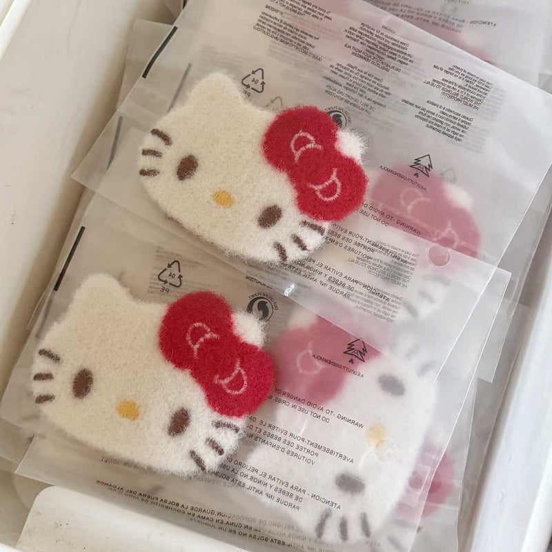 Plush Hello Kitty Hair Headband - Image 2