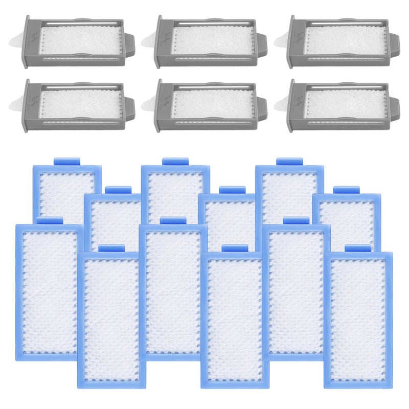 Longevity Turtle 18PCS CPAP Filters Compatible with DreamStation 2, Replacement Kit 6 Reusable Pollen Filters 12 Disposable Ultra-Fine Filters, Replacement CPAP Filter Supplies Compatible with Philips DreamStation 2 - Image 1