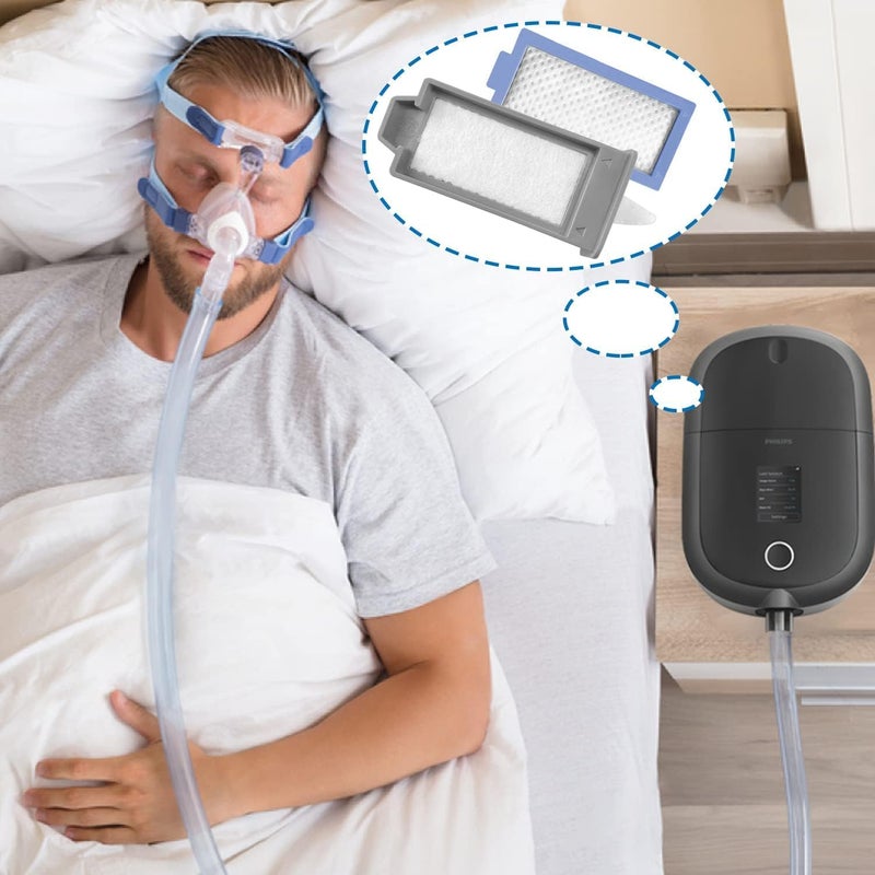 Longevity Turtle 18PCS CPAP Filters Compatible with DreamStation 2, Replacement Kit 6 Reusable Pollen Filters 12 Disposable Ultra-Fine Filters, Replacement CPAP Filter Supplies Compatible with Philips DreamStation 2 - Image 4