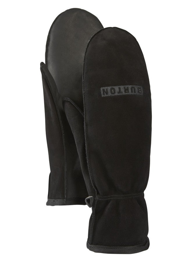 Burton Men's Work Horse Leather Mittens, True Black, M