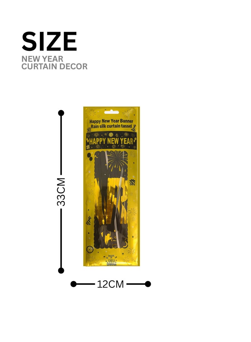 Feelings شعور سعيد لافتة ستارة زينة حفلة رأس السنة - قطعة واحدة - Image 2