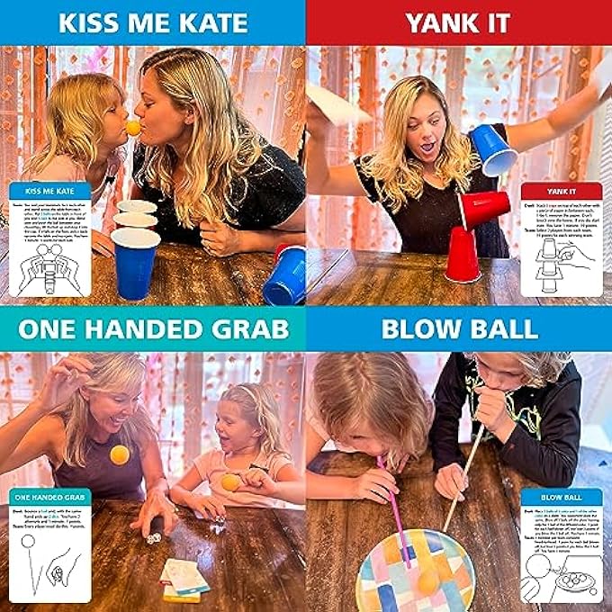 Funwares Minute of Fun - The Super Fun Game of 237 1-Minute Challenges for Duels, Teams and Parties - Family Party Game for Kids and Adults - Image 5