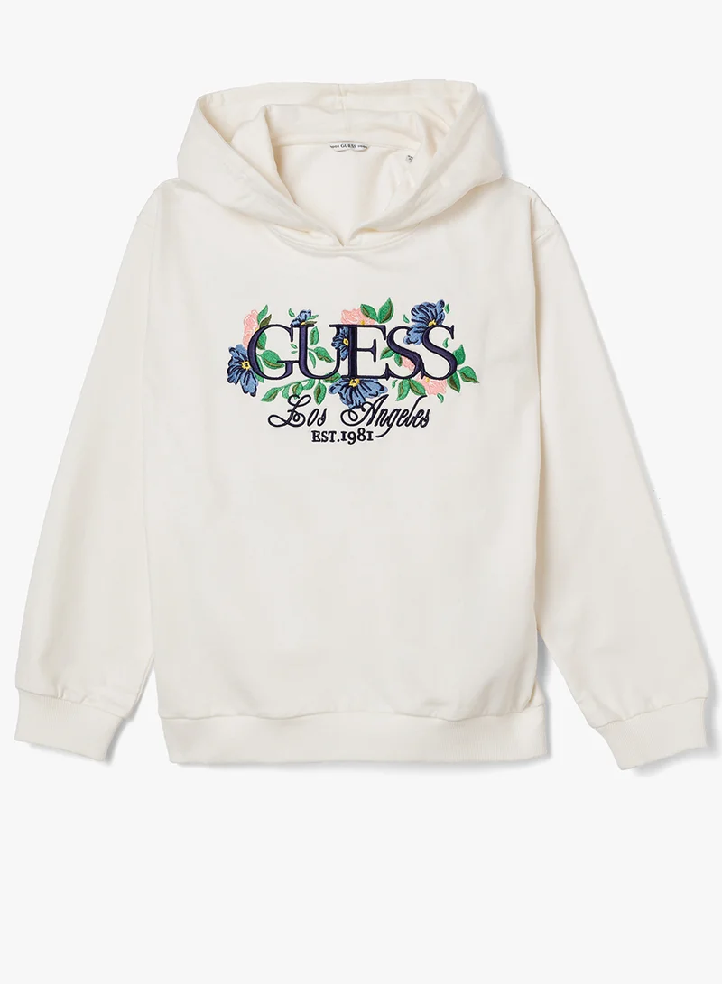 GUESS Kids Graphic Pullover Hoodie