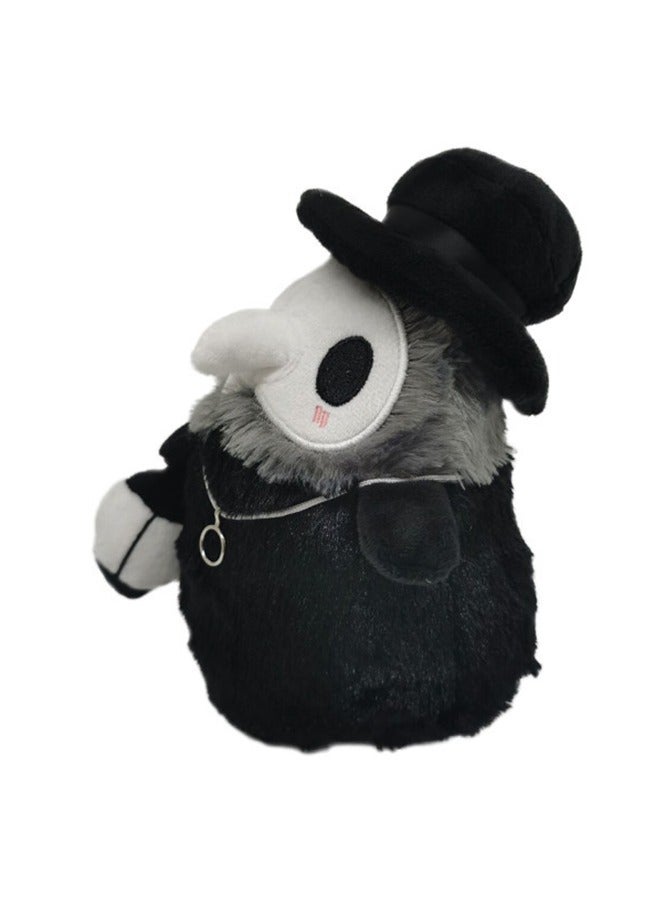 Plague Doctor Stuffed Animals, 8 Inch Plush Toy with Lantern Cool Toys Crow Plush Gift for Kids - Image 4