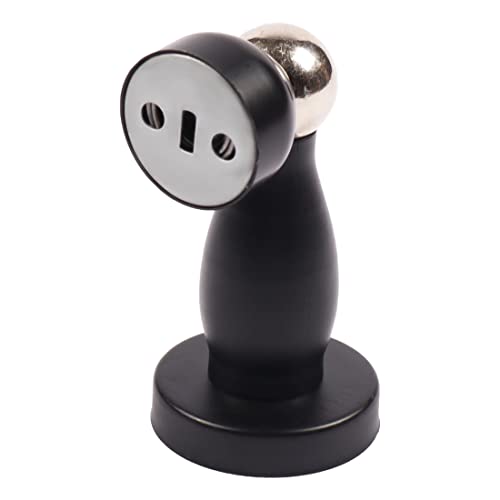 Klaxon Galaxy Stainless Steel Magnetic Door Stopper Catcher with Screw Fitting - Black & Gold - (Pack of 2) - Image 3