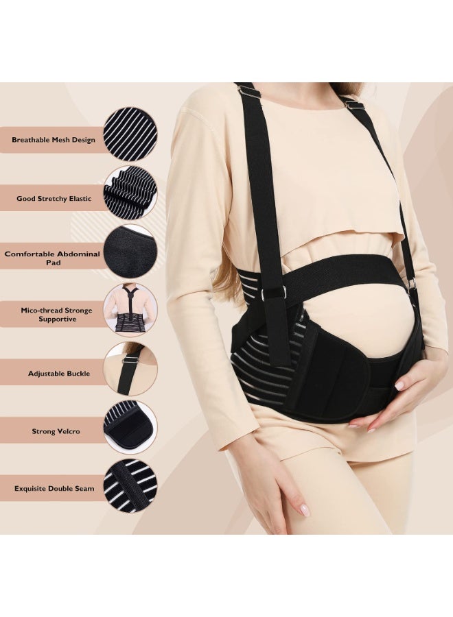 Generic Belly Bands For Pregnant Women - Maternity Belt Pregnancy Support - Breathable Abdominal Binder, Back Support, Multiple Sizes And Colors For All Stages Of Pregnancy & Postpartum - Image 4