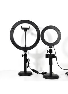 General Desktop Stand Fill Light 10 Inch LED Ring Light Selfie Photography Desktop Mobile Phone Stand 26cm Beauty Light-Color:10 Inch/26cm Fill Light Desktop Tripod  - Image 5