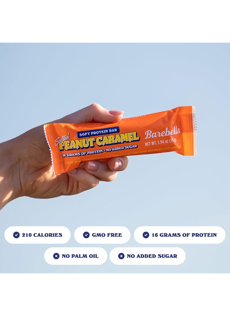 Barebells Salted Peanut Caramel Protein Bar 55g (16g Protein) - Image 2