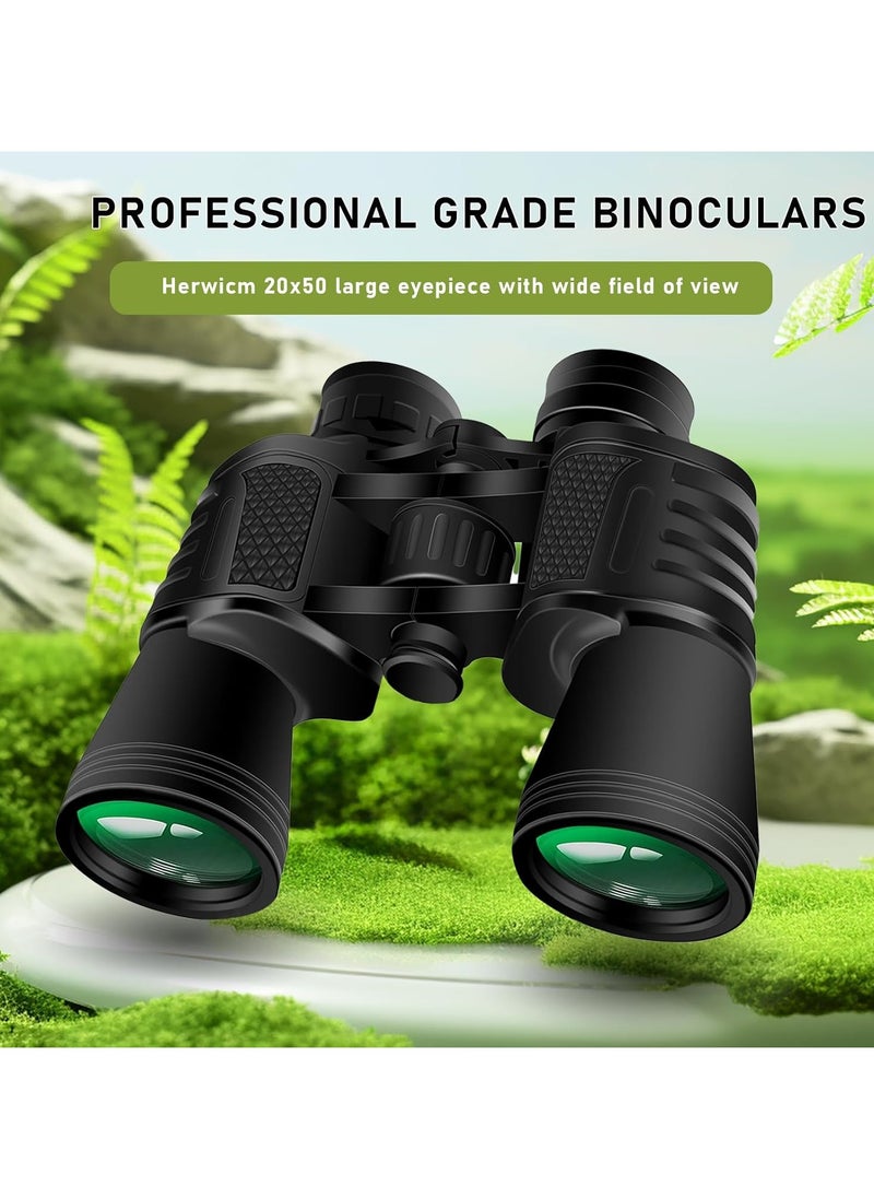 ليكسيس مناظير عالية القدرة للبالغين 20x50 مصممة لتكبير 20x (20x50)  - Image 4