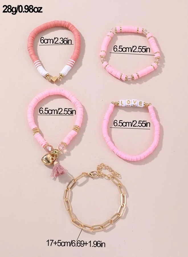 Take Two  Pack of 5 - Beaded Bracelet for Women | Best Price UAE