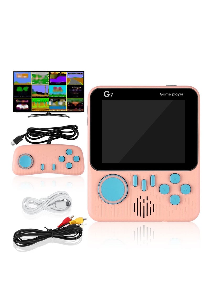 Handheld Game Console with 666 Classic Games, Retro Mini Game Player with TV Connection, Two Player Mode, 1020mAh Rechargeable Battery, Perfect Gift for Kids and Adults - Image 1