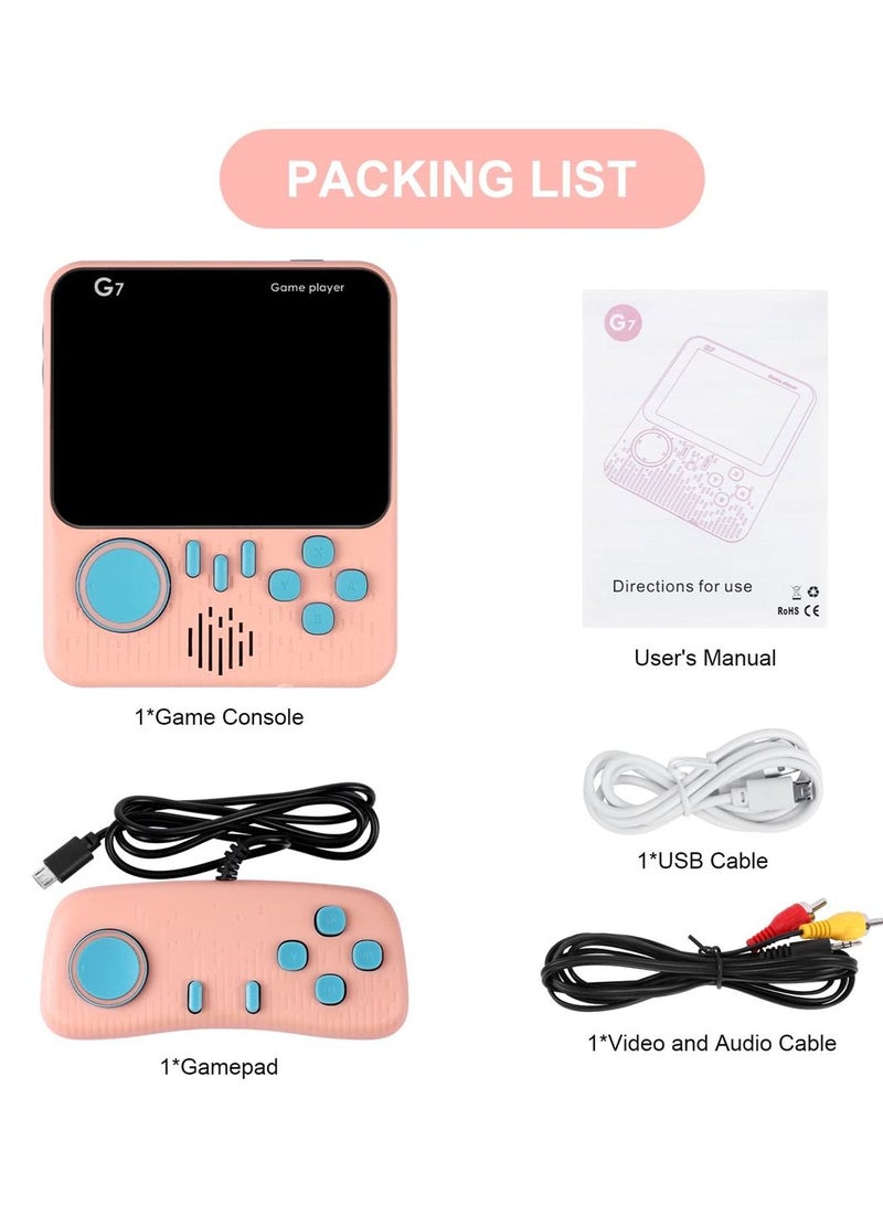 Handheld Game Console with 666 Classic Games, Retro Mini Game Player with TV Connection, Two Player Mode, 1020mAh Rechargeable Battery, Perfect Gift for Kids and Adults - Image 5