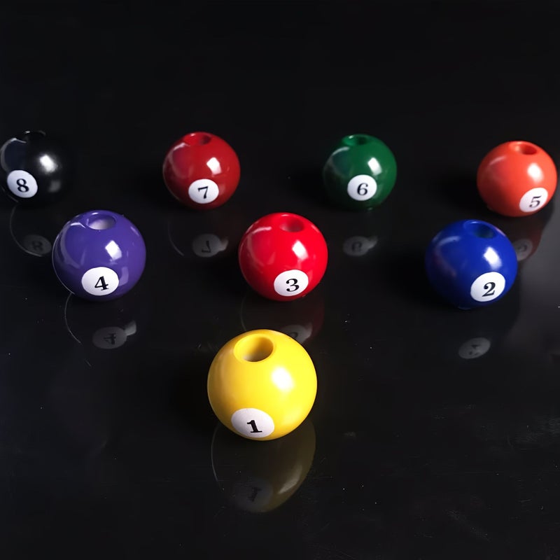 Red No 7 Resin Mini Billiard Ball Ashtray Ashtray for Billiard Room Bar Gift Men - Image 5