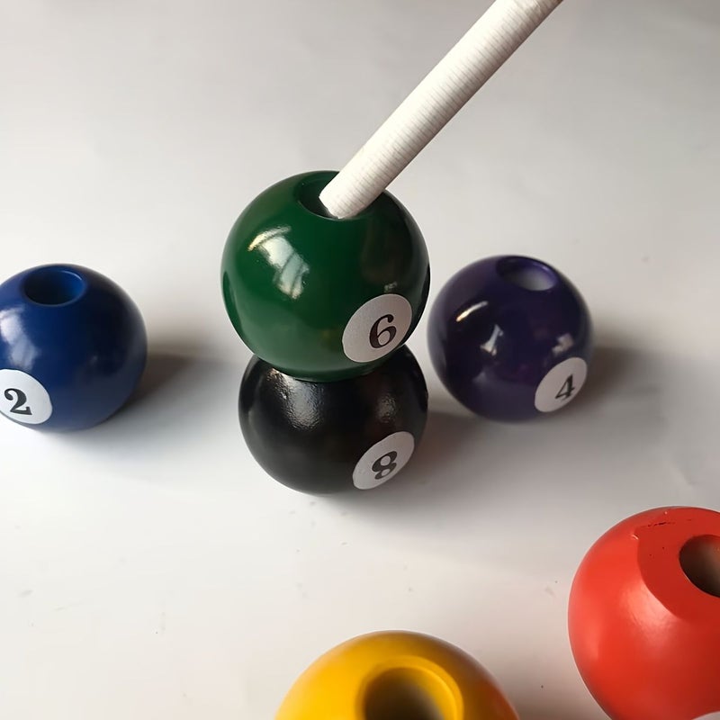 Red No 7 Resin Mini Billiard Ball Ashtray Ashtray for Billiard Room Bar Gift Men - Image 1