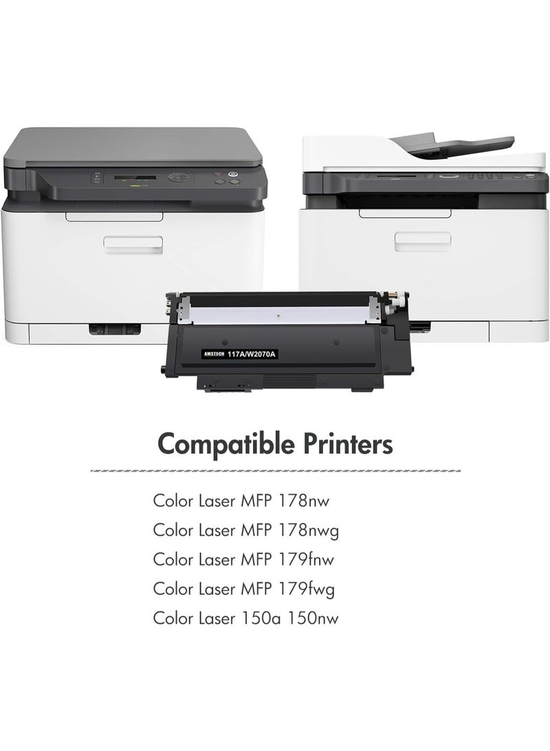 APLUS A Plus 117A Yellow Compatible Toner Cartridges W2072A for HP Color Laser 150a, 150nw, MFP 178n, 179fnw - Image 4