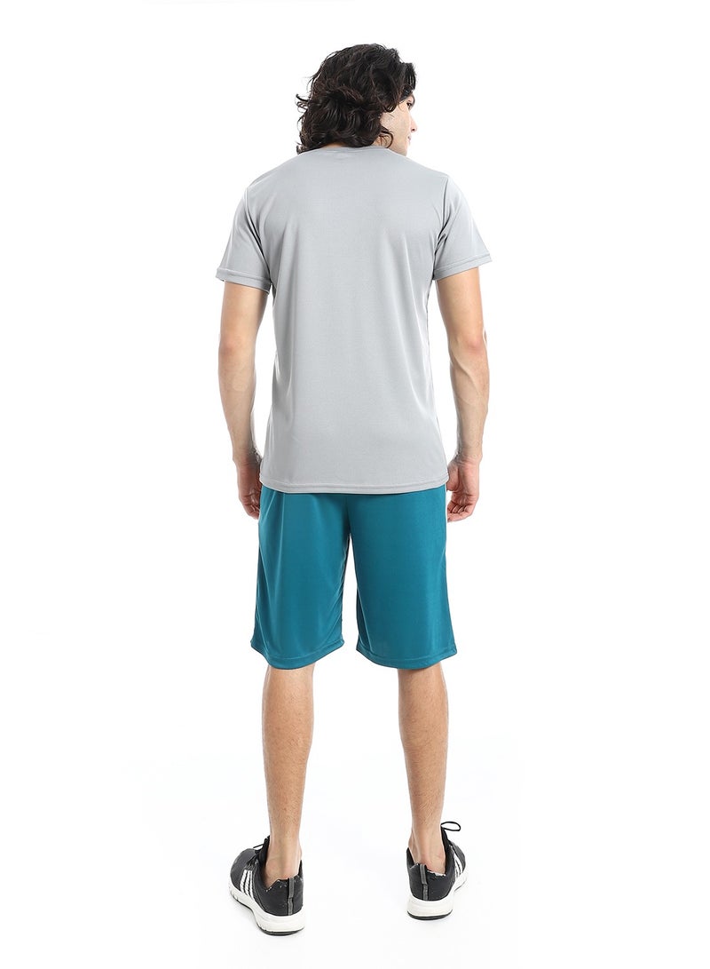 Caesar Men's 2-piece sports suit, shorts and a T-shirt - Image 4